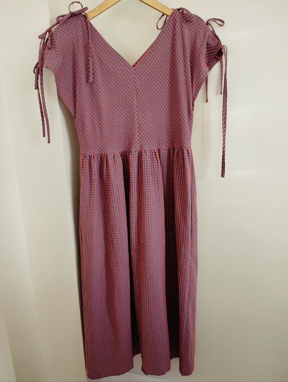 Proche Red And Blue Gingham Dress - Picture 2 of 4